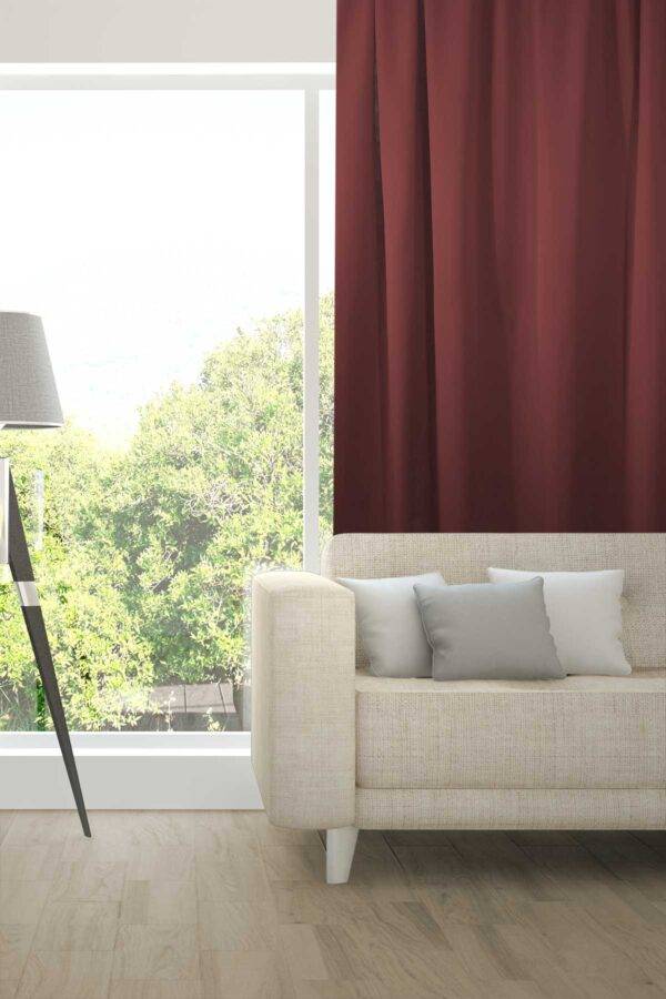 Nachtvorhang ATOMIC Fischbacher 1819 Aubergine [132]