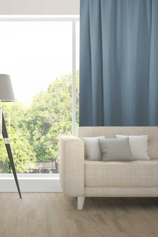 Nachtvorhang ATOMIC Fischbacher 1819 Blau [111]