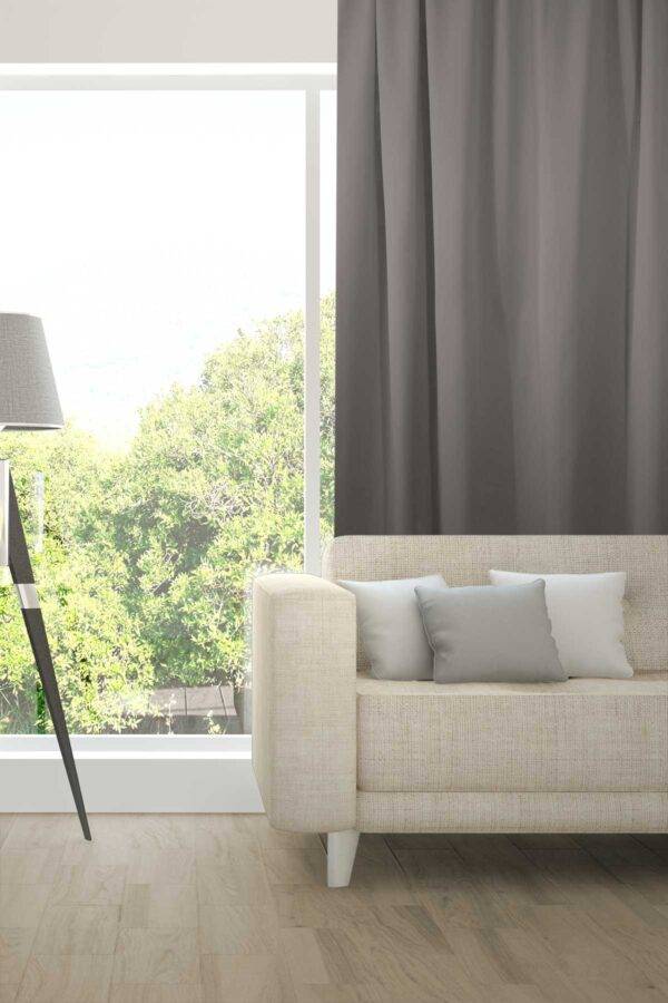 Nachtvorhang ATOMIC Fischbacher 1819 Grau [121]