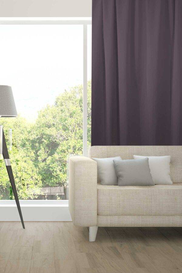 Nachtvorhang ATOMIC Fischbacher 1819 Graulila [118]