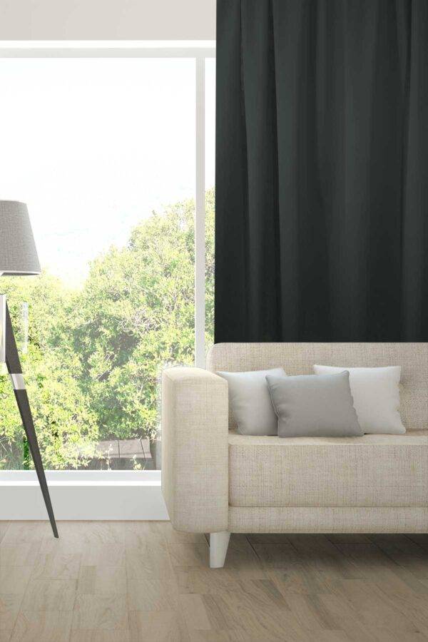 Nachtvorhang ATOMIC Fischbacher 1819 Grünschwarz [124]