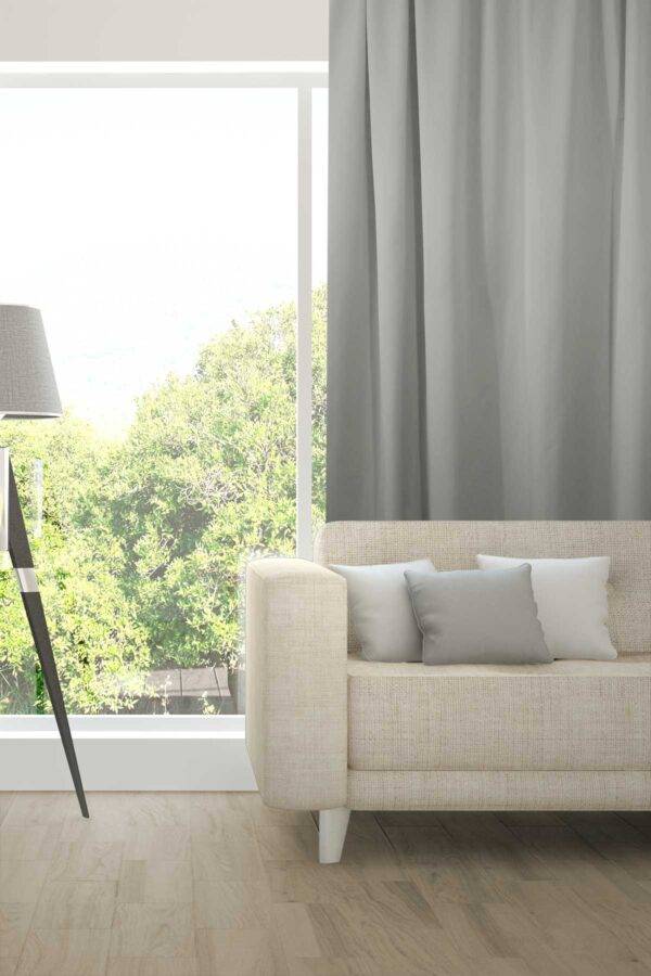 Nachtvorhang ATOMIC Fischbacher 1819 Hellgrau [101]