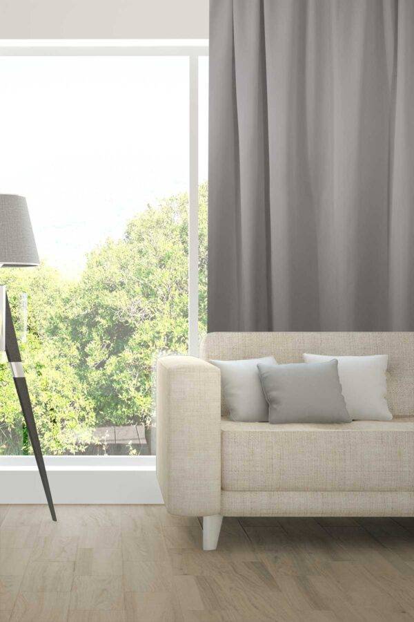 Nachtvorhang ATOMIC Fischbacher 1819 Silbergrau [125]