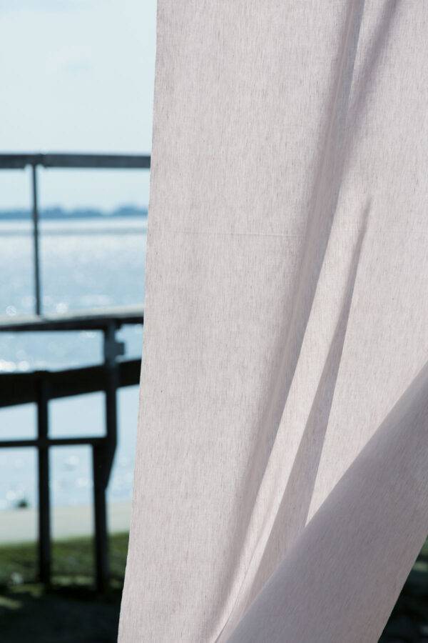 Nachtvorhang blickdicht Benit kvadrat weiss