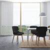 Wohnzimmer weisse Tagesvorhänge Trace kvadrat Wohnzimmer weisse Tagesvorhänge Trace kvadrat