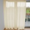 Tagesvorhang AMIRA Fischbacher 1819 geschlossener Vorhang Beige [617]
