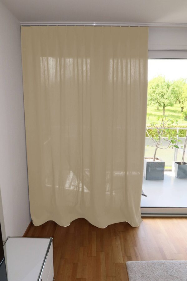 Massvorhang SOHO Leinenstruktur Beige [317]