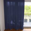 Massvorhang SOHO Leinenstruktur Dunkelblau [311]