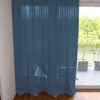 Massvorhang SOHO Leinenstruktur Fernblau [301]