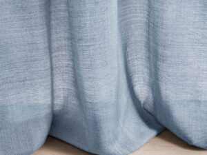 Tagesvorhang TANA von Fischbacher 1819 - Stoffmuster Blau [101]
