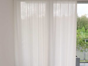 Tagesvorhang ALFONSO geschlossener Vorhang Weiss [600]