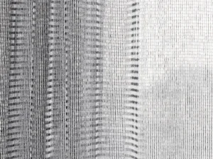 Raffia Leno Kvadrat Tagesvorhang
