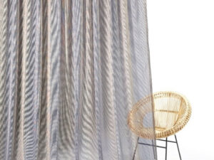 Tagesvorhang ARUSHA STRIPE Fischbacher 1819 - Raumansicht